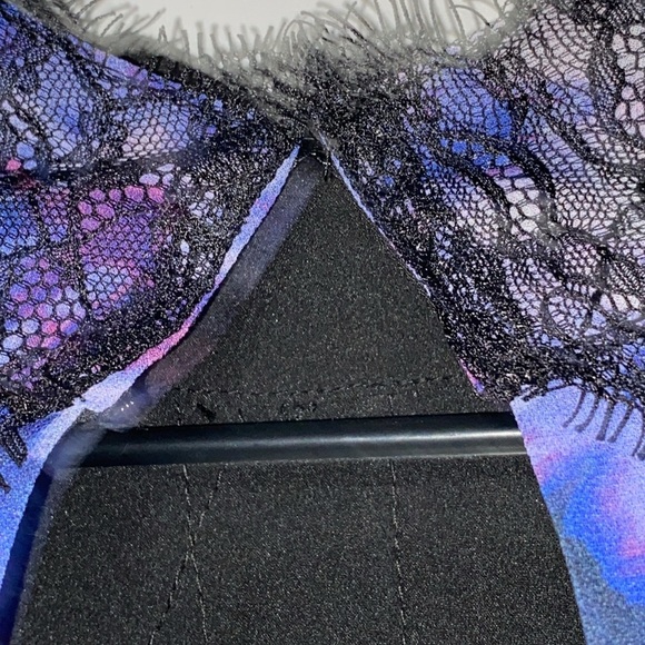 NWT BELLE BADGLEY MISCHKA DRESS SIZE 12 HALTER  STYLE LACE BOHEMIAN CLASSY DRESS - Picture 12 of 12